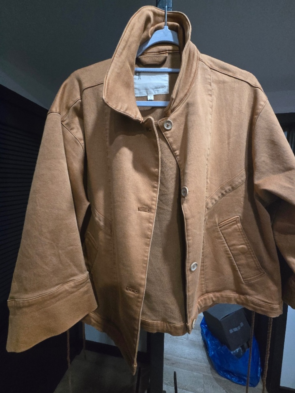 Pilcro Roll sleeve bomber jacket Med Nwot - Picture 2 of 6